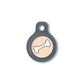 Blucky Bone Pastel Orange Dog Tag small