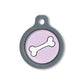 Blucky Bone Pastel Purple Dog Tag medium
