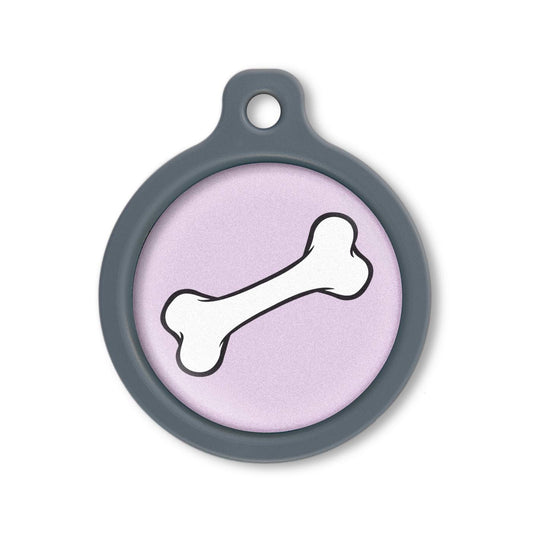 Blucky Bone Violet Pastel Médaille large