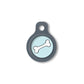 Blucky Bone Pastel Turquoise Dog Tag small