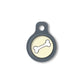 Blucky Bone Pastel Yellow Dog Tag small