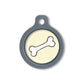 Blucky Bone Pastel Yellow Dog Tag medium