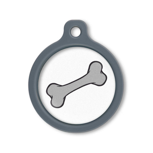 Blucky Bone Blanc Médaille large