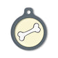 Blucky Bone Pastel Yellow Dog Tag large