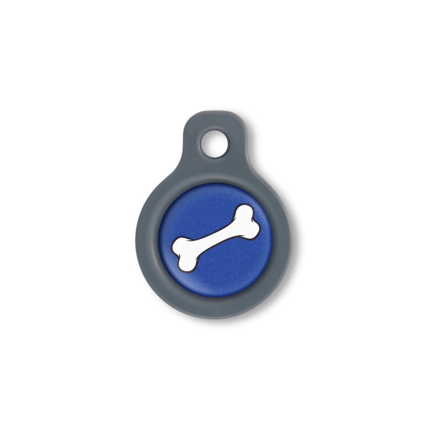 Blucky Bone Bleu Foncé Médaille small