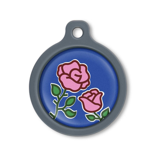 Blucky Blooming Rose Bleu Foncé Médaille large