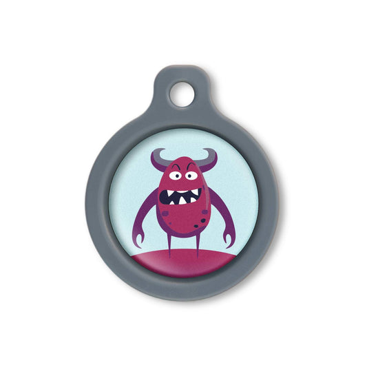 Blucky Beastie Pastel Turquoise Dog Tag medium