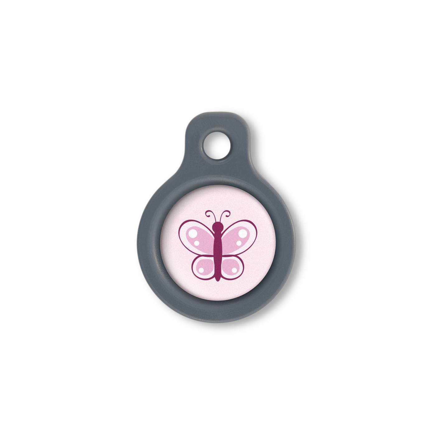 Blucky Butterfly Rose Dog Tag small