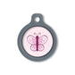 Blucky Butterfly Rose Dog Tag medium