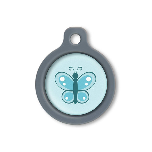 Blucky Butterfly Bleu Turquoise Médaille medium