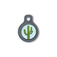 Blucky Cactus Pastel Turquoise Dog Tag small