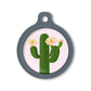 Blucky Cactus Rose Dog Tag large