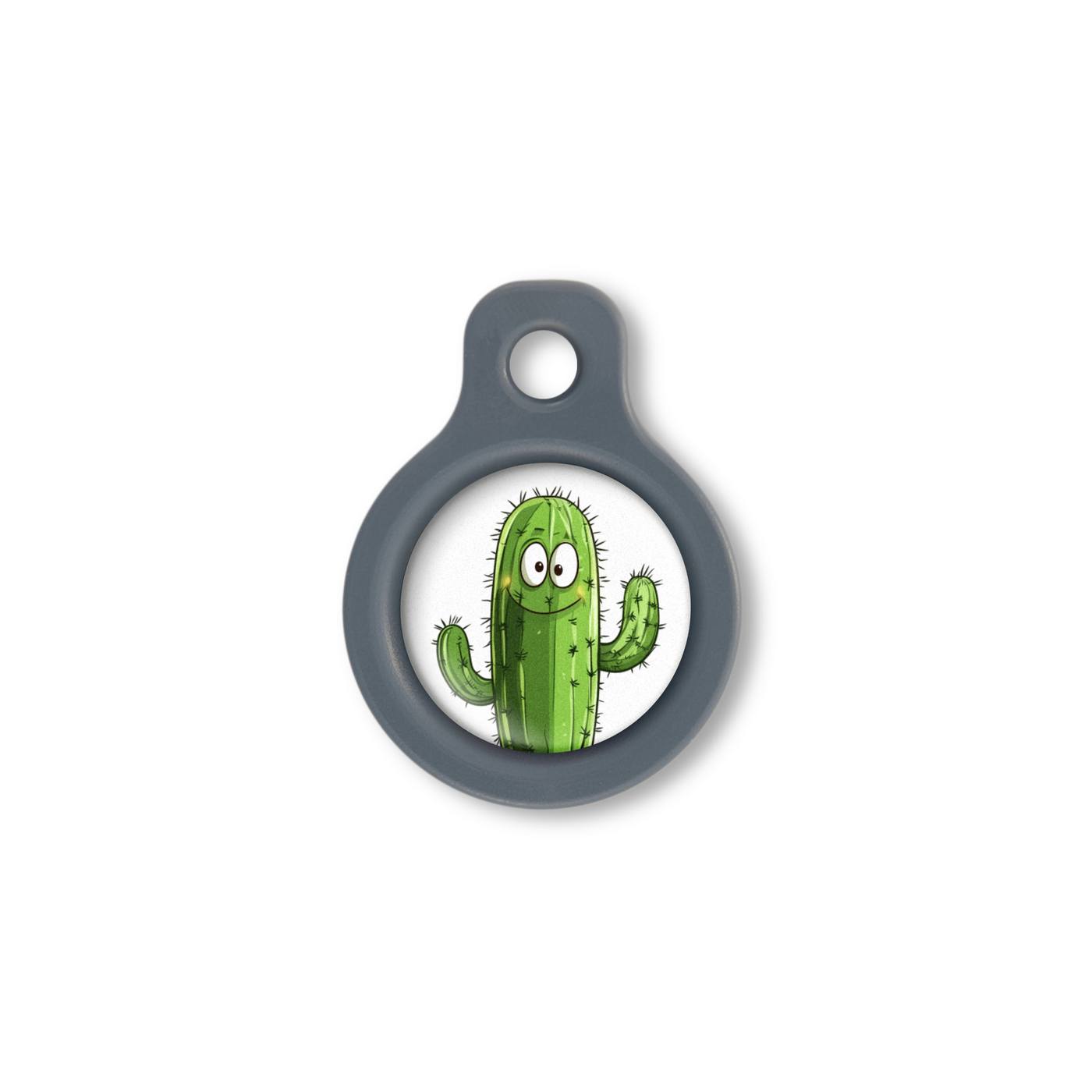 Blucky Cactus White Dog Tag small