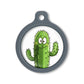 Blucky Cactus White Dog Tag large