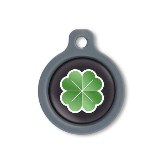 Blucky Clover Black Dog Tag medium