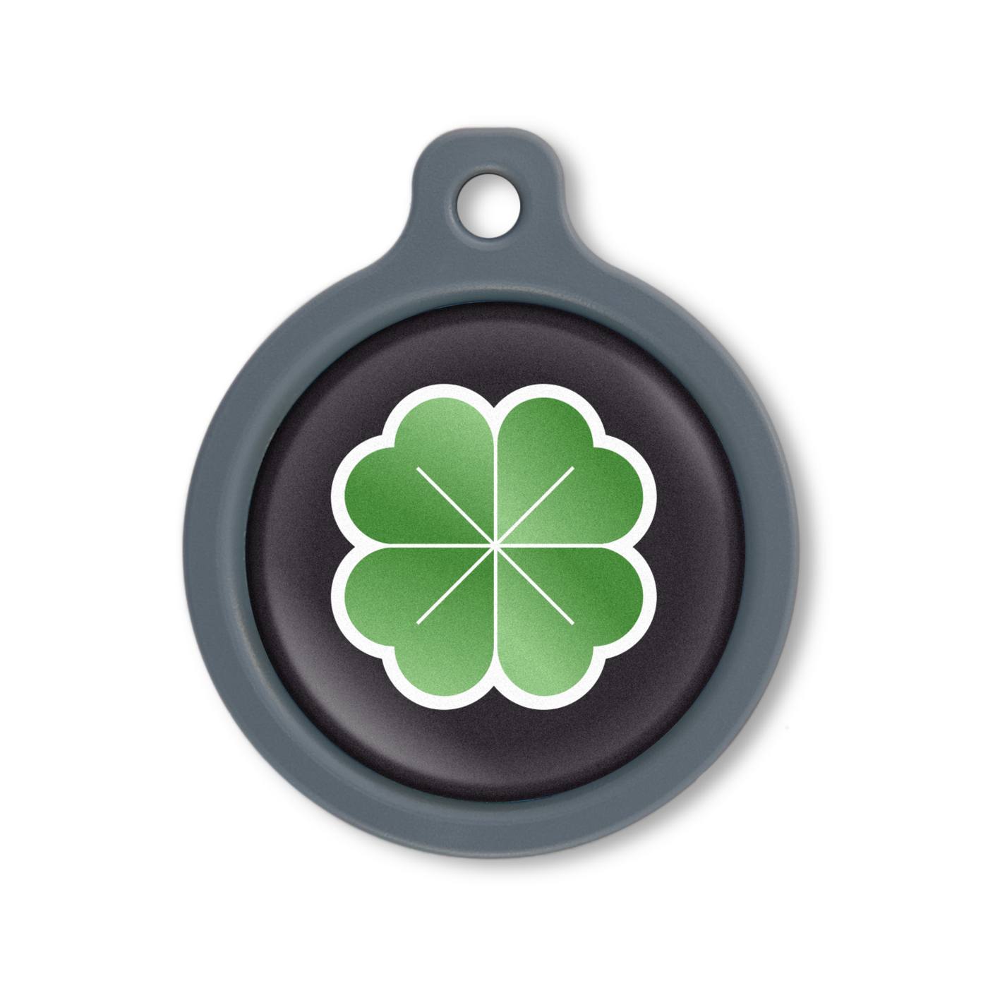 Blucky Clover Black Dog Tag large