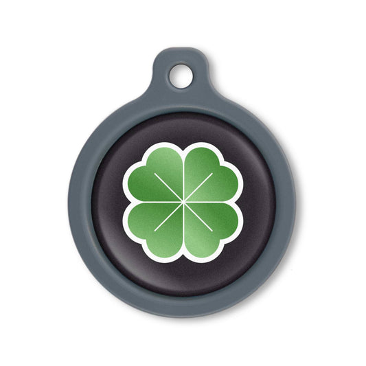 Blucky Clover Black Dog Tag large