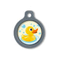 Blucky Ducky Pastel Yellow Dog Tag medium