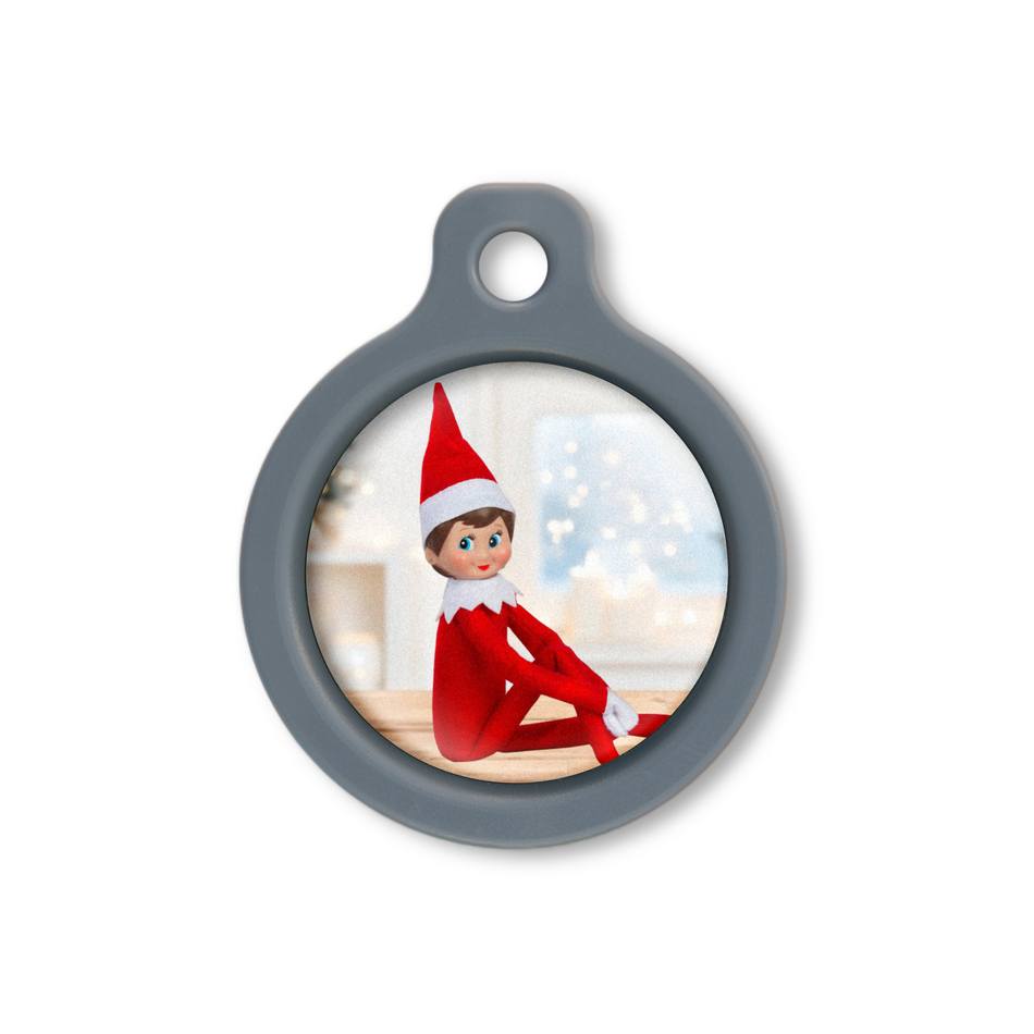 Blucky Christmas Elf Dog Tag medium