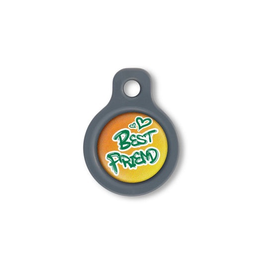 Blucky Graffiti Orange Dog Tag small