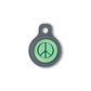 Blucky Graffiti Turquoise Green Dog Tag small