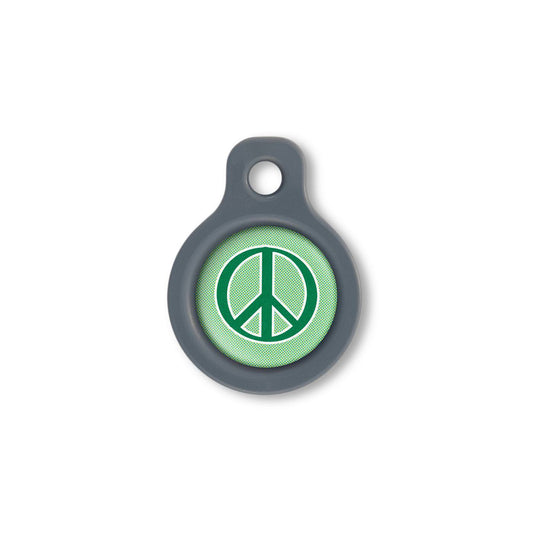 Blucky Graffiti Turquoise Green Dog Tag small