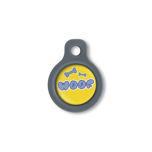 Blucky Graffiti Yellow Dog Tag small