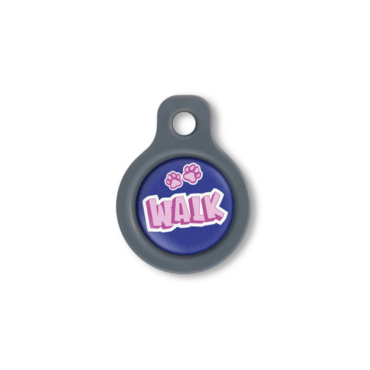 Blucky Graffiti Dark Blue Dog Tag small