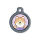 Blucky Happy Pup Pastel Purple Dog Tag medium