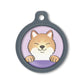 Blucky Happy Pup Violet Pastel Médaille large