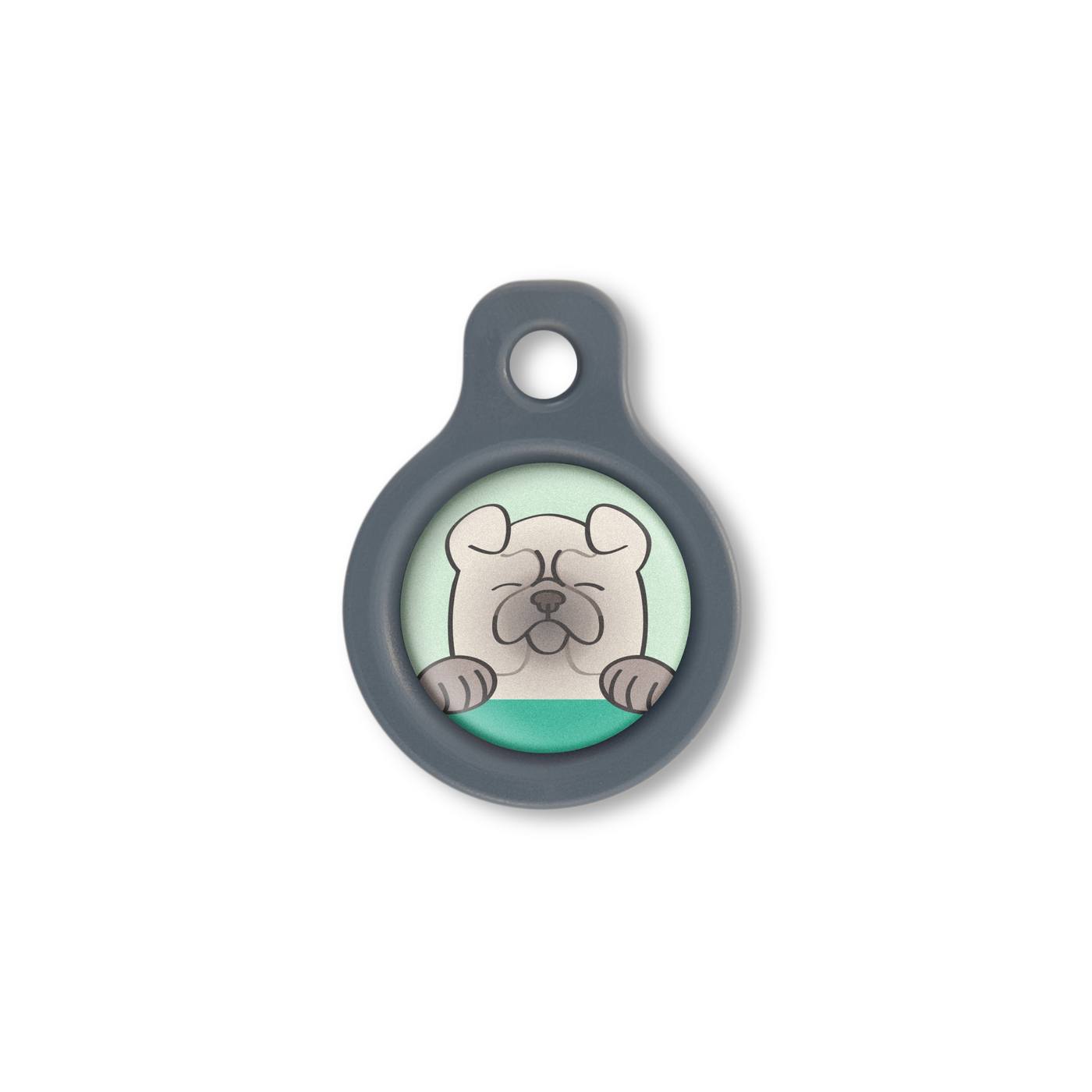 Blucky Happy Pup Vert Pastel Médaille small