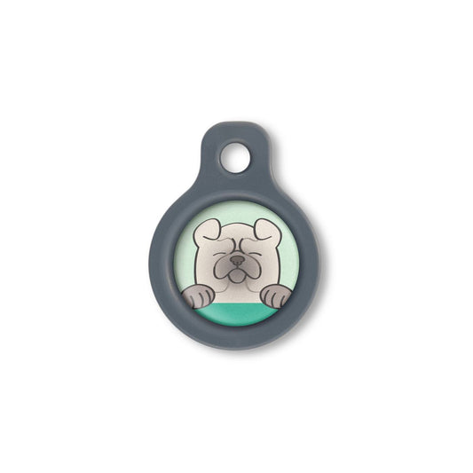 Blucky Happy Pup Vert Pastel Médaille small