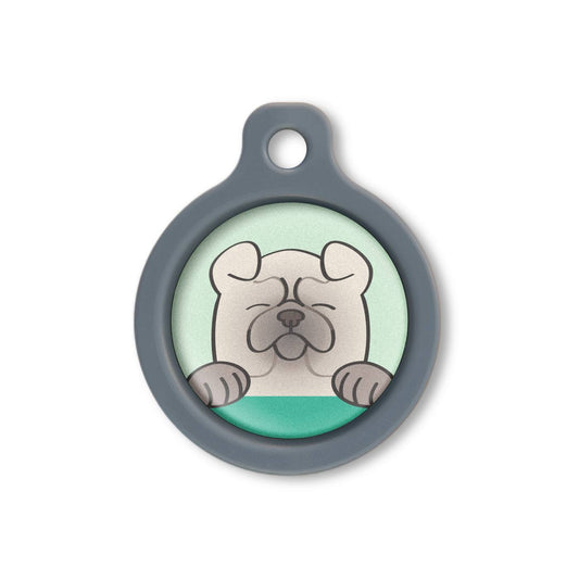 Blucky Happy Pup Vert Pastel Médaille medium