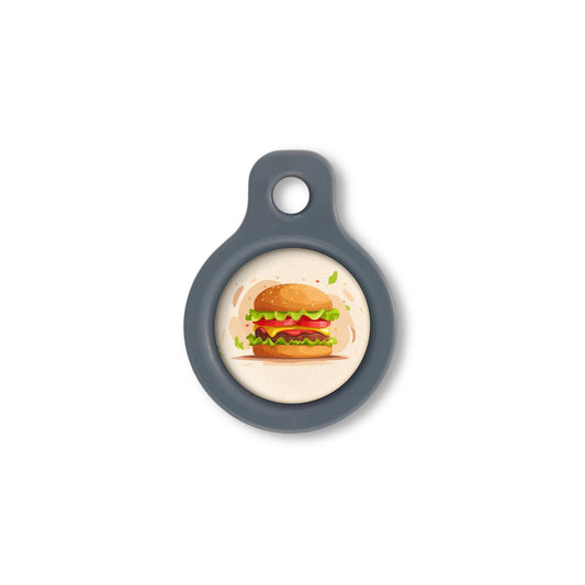 Blucky Hamburger Dog Tag small