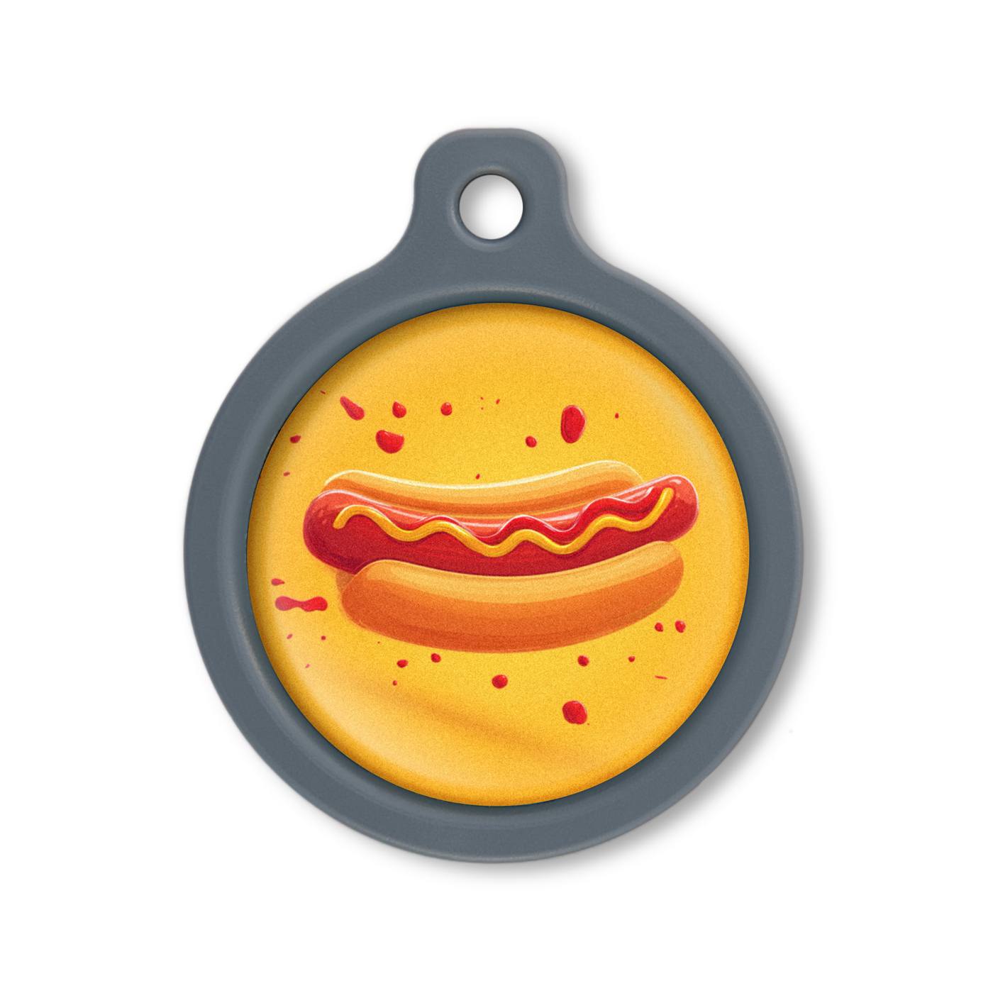 Blucky Hotdog Dog Tag large