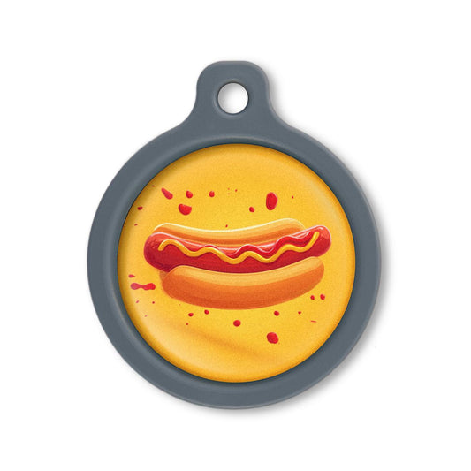 Blucky Hotdog Dog Tag large