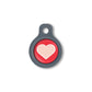 Blucky Heart Red Dog Tag small