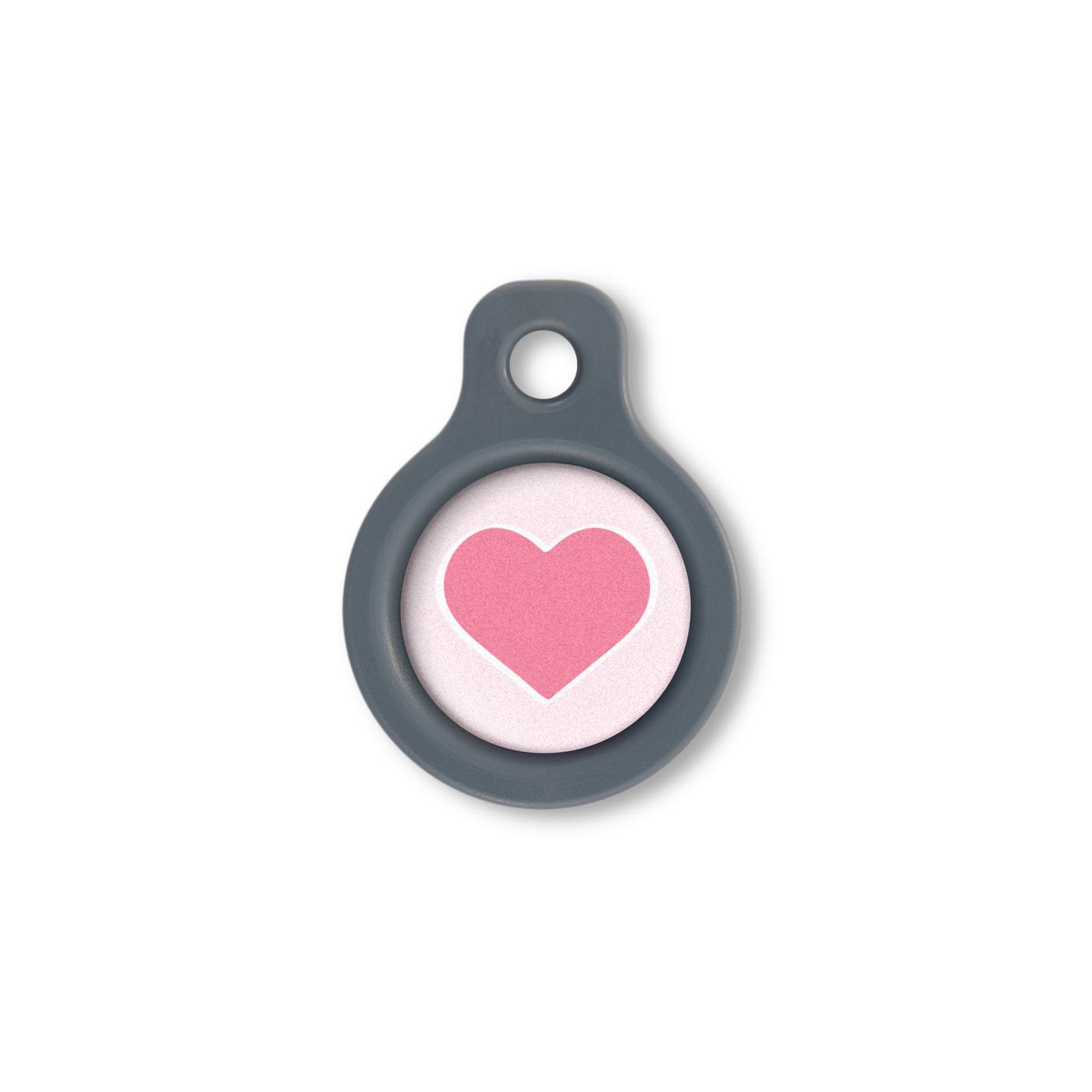 Blucky Heart Rose Dog Tag small