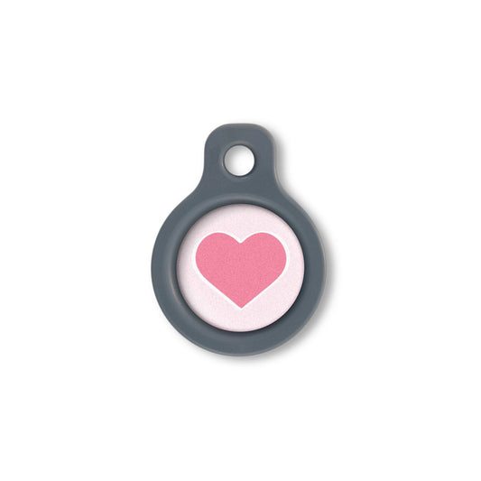Blucky Heart Rose Dog Tag small