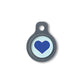 Blucky Heart Pastel Turquoise Dog Tag small
