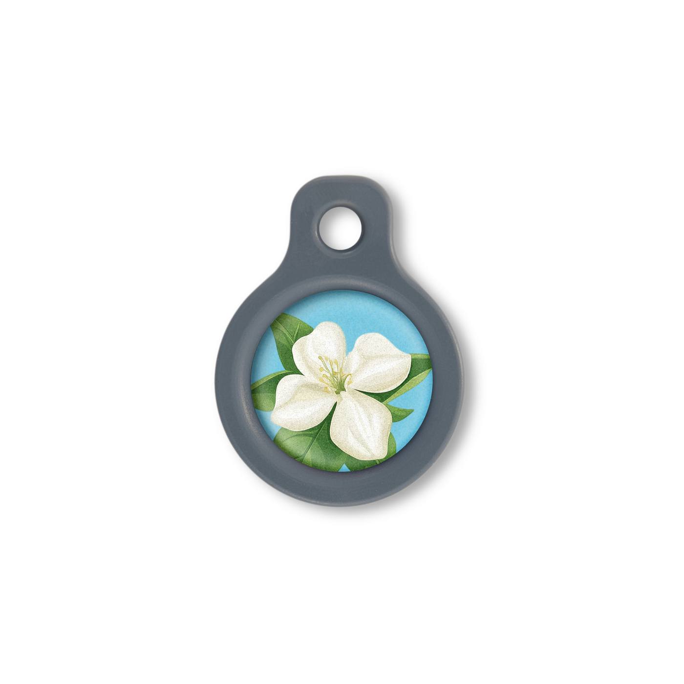 Blucky Jasmine Turquoise Blue Dog Tag small