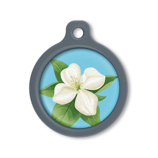 Blucky Jasmine Turquoise Blue Dog Tag large