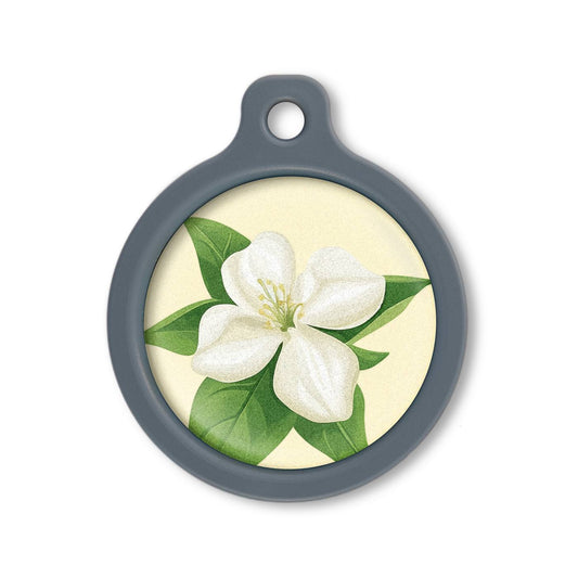 Blucky Jasmine Pastel Yellow Dog Tag large