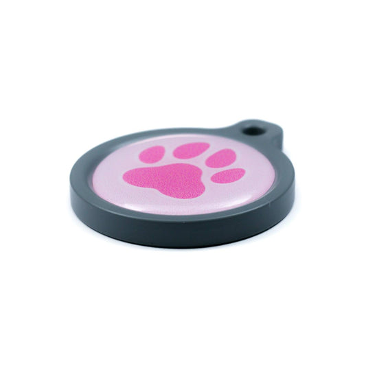 Blucky Wild Paw Dark Pink Dog Tag large