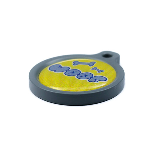Blucky Graffiti Yellow Dog Tag large