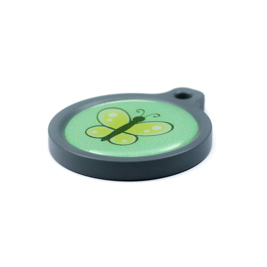 Blucky Butterfly Citron Vert Médaille large