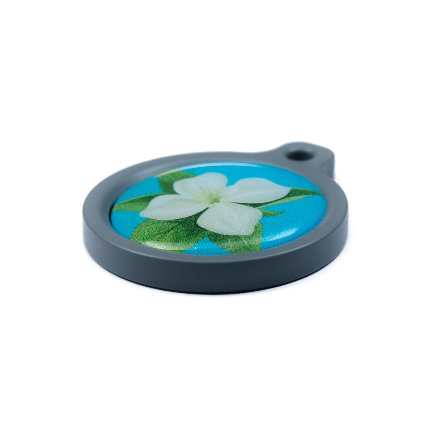 Blucky Jasmine Turquoise Blue Dog Tag large