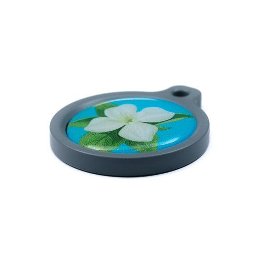 Blucky Jasmine Turquoise Blue Dog Tag large