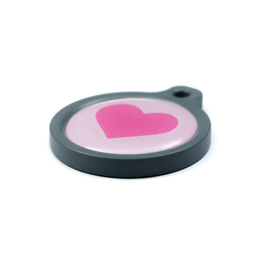 Blucky Heart Rose Dog Tag large