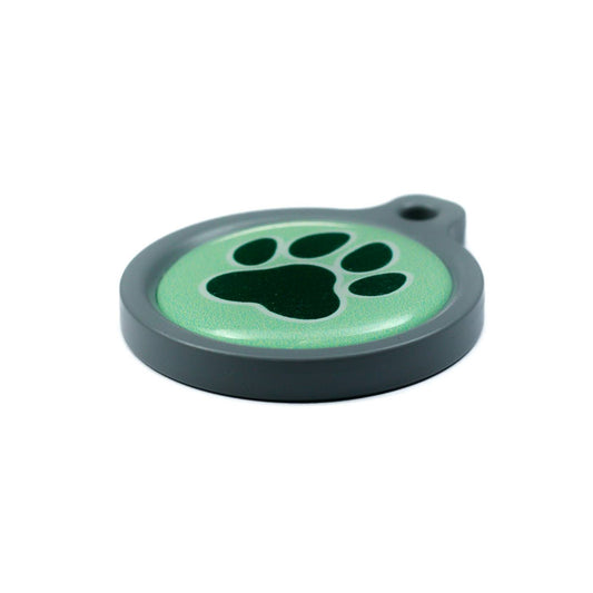Blucky Wild Paw Pastel Green Dog Tag large
